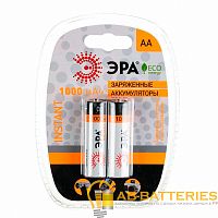 Аккумулятор бытовой ЭРА HR6 AA BL2 NI-MH Instant 1000mAh (2/20/240/6000)