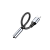 Переходник AUX Borofone BV16 Jack 3.5mm (f)-Type-C (m) 0.1м нейлон черный (1/70/280)