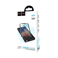 Внешний аккумулятор HOCO J37 10000mAh 2.0A 2USB/Type-C беспр. зар. Qi черный (1/39)