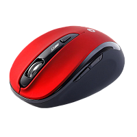 Мышь беспроводная Smartbuy 612AG классическая USB бесшумная красный (1/40) 