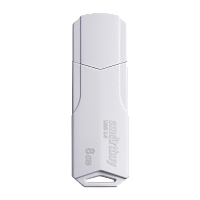 Флеш-накопитель Smartbuy Clue 8GB USB3.1 пластик белый 
