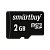 Карта памяти microSD Smartbuy 2GB Class4 10 МБ/сек без адаптера