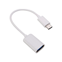 Адаптер KS-IS KS-297 Type-C (m)-USB2.0 (f) OTG белый