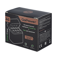 З/У для аккумуляторов GoPower SmartCase Li-ion 8 слотов +4AA и 4AAA (1/45)