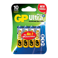 Батарейка GP ULTRA PLUS LR6 AA BL4 Alkaline 1.5V (4/40/320) R
