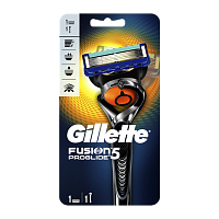 Бритва Gillette FUSION Proglide FLEXBALL 5 лезвий 1 кассета прорезиненная ручка ENG (1/6)