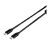 Кабель Atcom Type-C (m)-Type-C (m) 0.8м ПВХ черный (1/10/500)