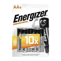 Батарейка Energizer INDUSTRIAL LR6 AA BL6 Alkaline 1.5V (6/72)