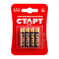 Батарейка Старт LR03 AAA BL4 Alkaline 1.5V (4/40/720) 