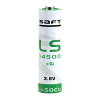 Батарейка Saft 14500 AA Б/УП Li-SOCl2 3.6V Франция (1/30) 