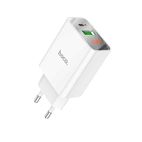 Сетевое З/У Borofone BA79A 3USB/Type-C 3.0A 20W QC3.0 белый (1/35/140)