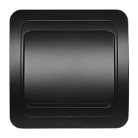 Выключатель Smartbuy 1-клавишный 10А черный "Марс"