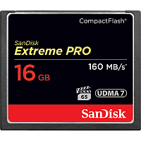 Карта памяти CF SanDisk Extreme Pro 16GB 1067x 160 МБ/сек UDMA 7