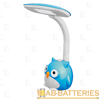 Светильник настольный Camelion KD-855 5W на основании 1.5м синий (1/12)