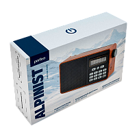 Радиоприемник Perfeo ALPINIST 3W пластик USB/Jack3.5 коричневый 