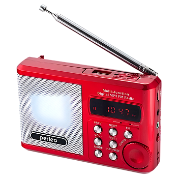 Радиоприемник Perfeo SV922 SOUND RANGER Next пластик MP3/FM bluetooth 5.3 красный