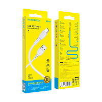 Кабель Borofone BX51 USB (m)-Type-C (m) 1м 3.0A ПВХ белый в коробке (1/360)
