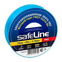 Изолента Safeline 19мм*25м ПВХ синий (10/160)