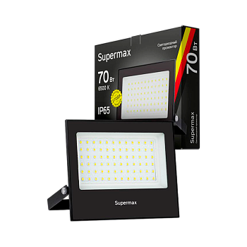 Прожектор светодиодный Supermax 70W IP65 6500К дневной (1/30)