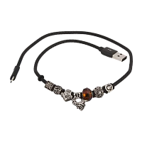 Кабель Remax RC-058i Jewellery USB (m)-Lightning (m) 0.5м 2.4A черный