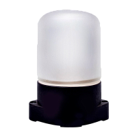 Светильник влагозащищенный Camelion 1501 60W 230V E27 IP54 137мм черный (1/15)