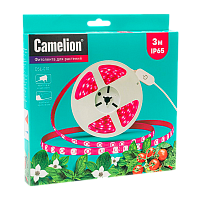 Лента для растений Camelion DSL-010 ФИТО 3м с блоком пит. и выключателем (1/100)