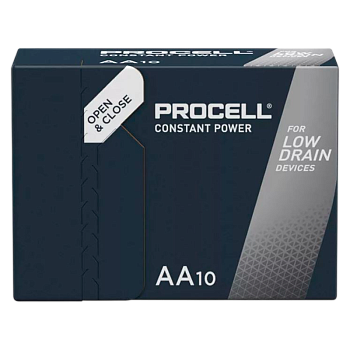 *Батарейка Duracell Procell LR6 AA BOX10 Alkaline 1.5V (10/100/37400)