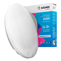 Светильник настенно-потолочный Космос RINK 6500 Classic 24W 230V LED белый (1/20)