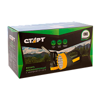 Фонарь туристический Старт LHE 508-B1 4W 4LED от аккумулятора прямая подзарядка черный