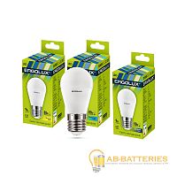 Лампа светодиодная Ergolux G45 E27 9W 6500К 172-265V шар (1/10/100)