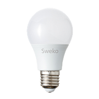 Лампа светодиодная Sweko A60 E27 15W 6500К 230V груша (1/5/100)