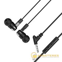 Наушники внутриканальные HOCO M52 с микр. черный (1/16/160)