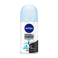 Дезодорант женский Nivea Невидимая защита для черного и белого PURE роликовый 50мл (1/30) 