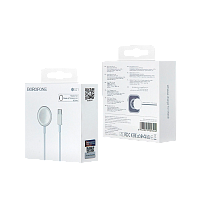 Беспроводное З/У Borofone BQ21 для Apple Watch 0.35A белый (1/31/186)