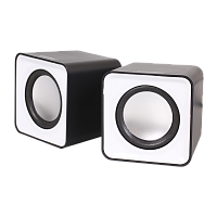 Колонки 2.0 Smartbuy MINI 4W USB+Jack 3.5мм серый (1/80) 