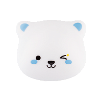 Ночник ЭРА NLED-466 1W 220V на основании рег.ярк./цвета белый (1/40/80)