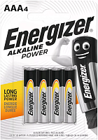 Батарейка Energizer Alkaline power LR03 AAA BL4 Alkaline 1.5V (4/48/54096)