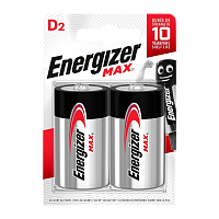 Батарейка Energizer MAX LR20 D BL2 Alkaline 1.5V (2/12)