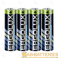 Батарейка Ergolux LR6 AA Shrink 4 Alkaline 1.5V (4/60/720)  | Ab-Batteries | Элементы питания и аксессуары для сотовых оптом