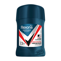 Дезодорант мужской Rexona Невидимый на Черном и Белом стик 55г антибакт. (1/6) 