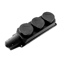 Колодка Прогресс 3р.С/З каучук черный (без инд.упаковки) (1/4/40)