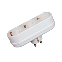 Разветвитель Toker 3L 3р.С/З белый (1/60)