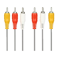 Кабель Smartbuy KA-235 3xRCA (m)-3xRCA (m) 5.0м силикон черный (1/20)