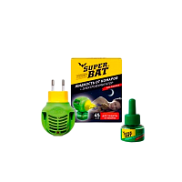 Набор SuperBAT 45 ночей от комаров жидкость+электрофумигатор (1/24)