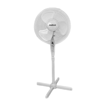 Вентилятор напольный KELLI KL-1016 45W без инд.упаковки по 4 шт в кор.(цена за 1 вентилятор) белый