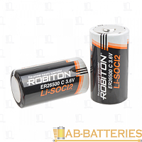Батарейка ROBITON ER26500-SR2 C SR2, в упак 10 шт LSC9000-C-3.6V