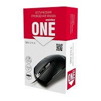 Мышь проводная Smartbuy 215 ONE классическая USB черный (1/100) 
