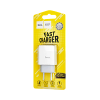 Сетевое З/У HOCO C72A 1USB 2.1A белый (1/36/216)
