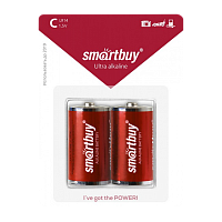 Батарейка Smartbuy LR14 C BL2 Alkaline 1.5V (2/12/192)