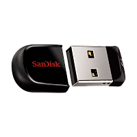 Флеш-накопитель SanDisk Cruzer Fit CZ33 32GB USB2.0 пластик с колпачком черный
